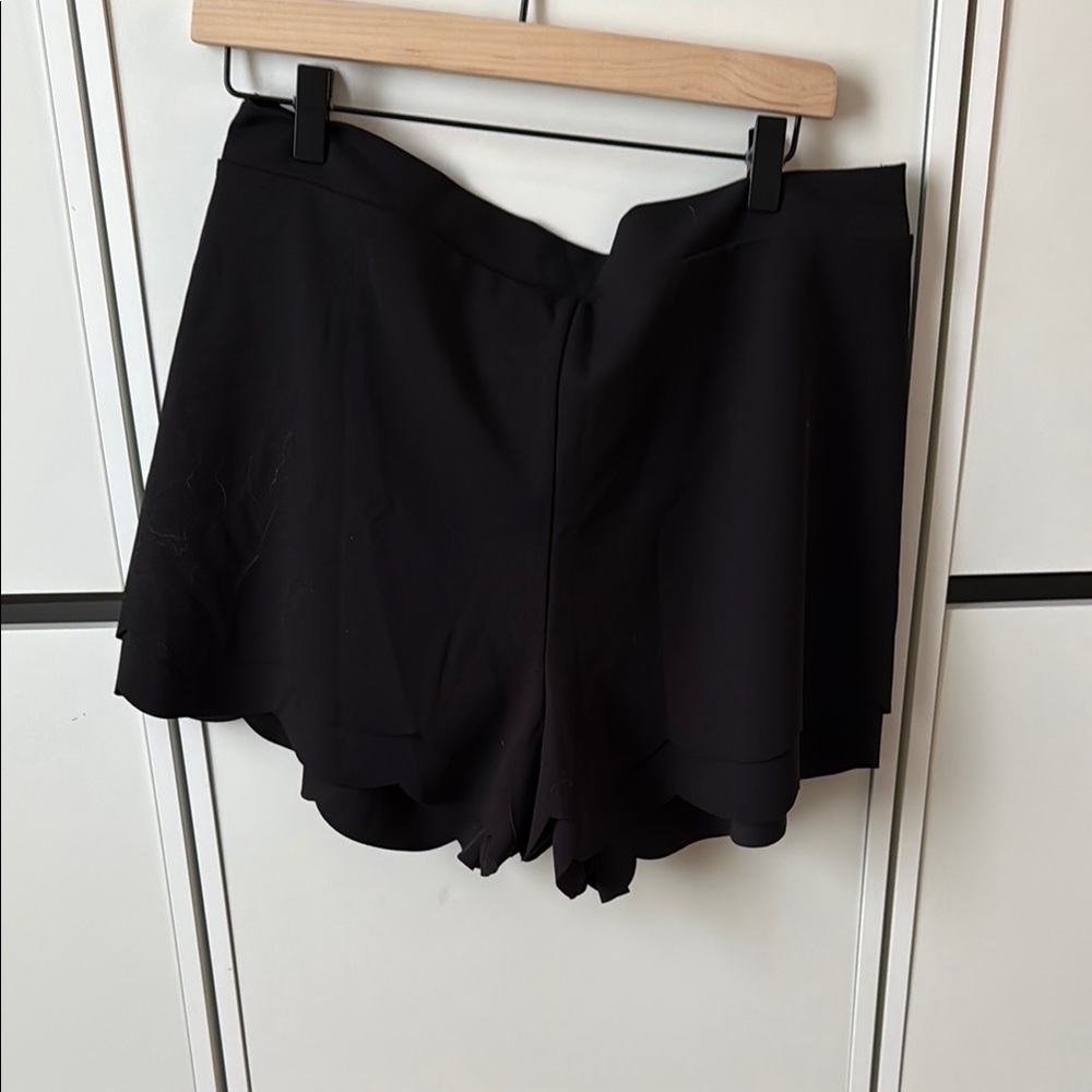 Versona Black Skorts with Flowy Design